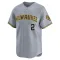 Brice Turang Men's Limited Milwaukee Brewers Gray Away Jersey