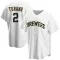 Brice Turang Men's Replica Milwaukee Brewers White Home Jersey