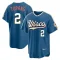 Brice Turang Youth Limited Milwaukee Brewers Blue Mineral 2026 City Connect Stadium Jersey