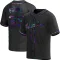 Chad Patrick Men's Replica Milwaukee Brewers Black Holographic Alternate Jersey
