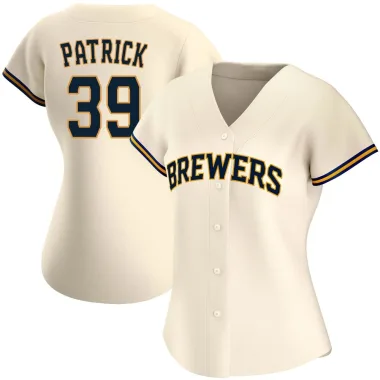 Chad Patrick Women's Authentic Milwaukee Brewers Cream Home Jersey