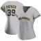 Chad Patrick Women's Replica Milwaukee Brewers Gray Road Jersey