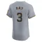 Corey Ray Men's Elite Milwaukee Brewers Gray Road Jersey