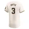 Joey Ortiz Men's Elite Milwaukee Brewers Cream Home Jersey