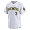Joey Ortiz Youth Limited Milwaukee Brewers White Alternate Jersey