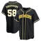 Rob Zastryzny Men's Replica Milwaukee Brewers Black Fashion Out Jersey
