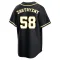 Rob Zastryzny Men's Replica Milwaukee Brewers Black Fashion Out Jersey