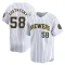 Rob Zastryzny Youth Limited Milwaukee Brewers White Alternate Jersey