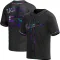 Rob Zastryzny Youth Replica Milwaukee Brewers Black Holographic Alternate Jersey