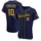 Sal Frelick Men's Authentic Milwaukee Brewers Navy Alternate Jersey